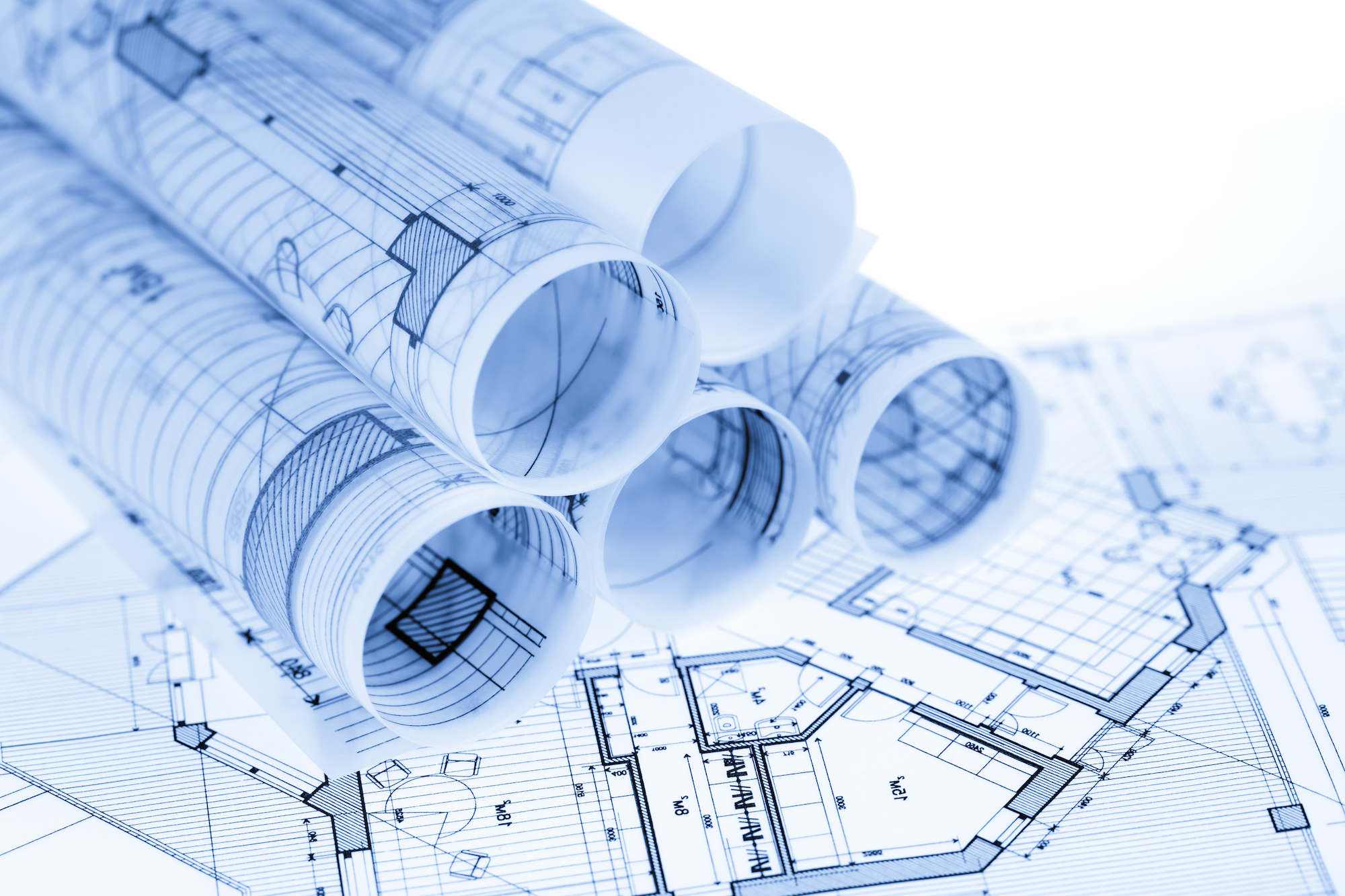 rolls of architecture blueprints & house plans – Marino Investments ...